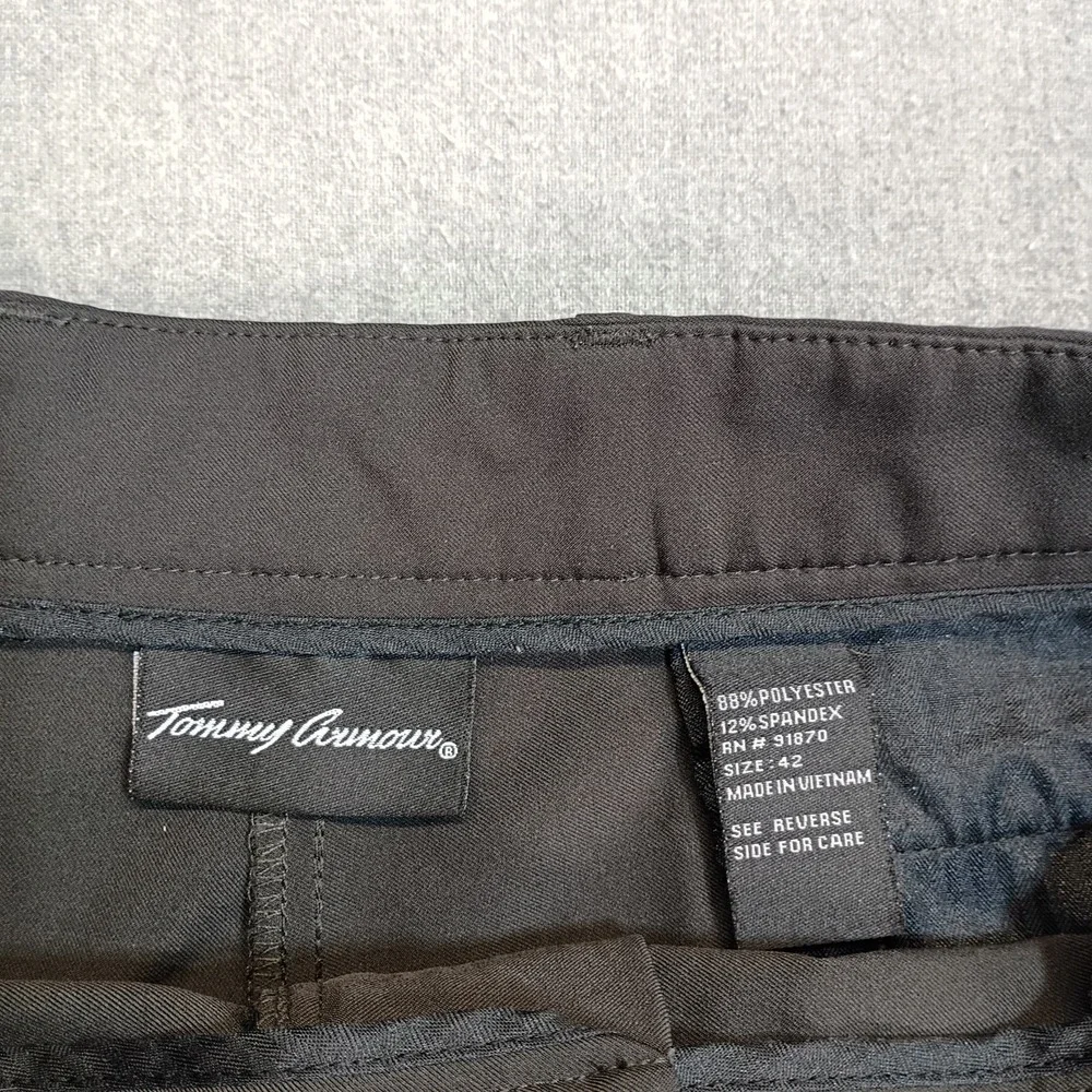 Tommy Armour Mens 42 Black Golf Shorts Stretch Performance 10.5